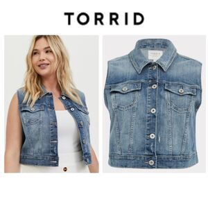 Torrid Denim First at Fit Denim Vest